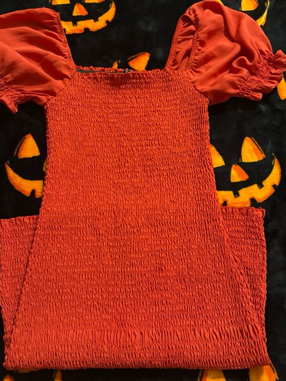 red dress